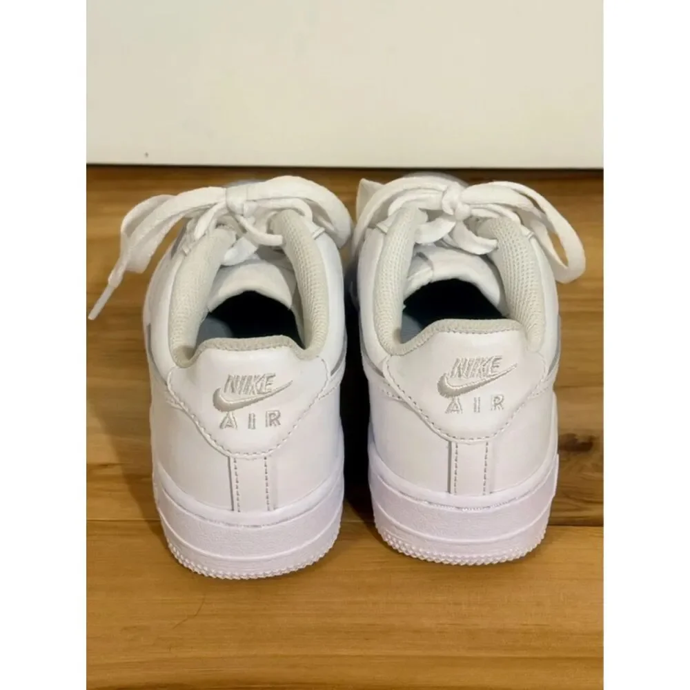 Nike Air Force 1 White Sneakers Youth 4Y Womens 5.5